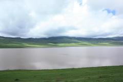 Lake outside of Ngorongoro crater